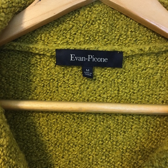 EVAN PICONE Jacket Cardigan Button Front Size Medium - Picture 5 of 9